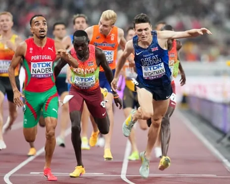 Great Britain's Jake Wightman Just Loses Out on Gold as Portuguese Isaac Nader Wins Surprise 1500m Title
